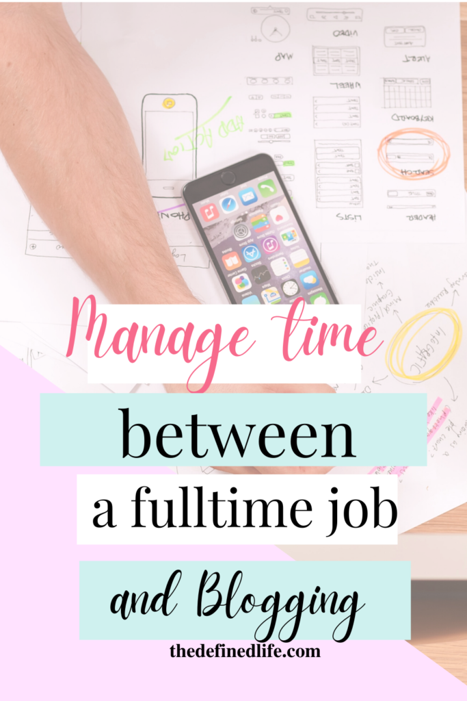blogging on a fulltime job
