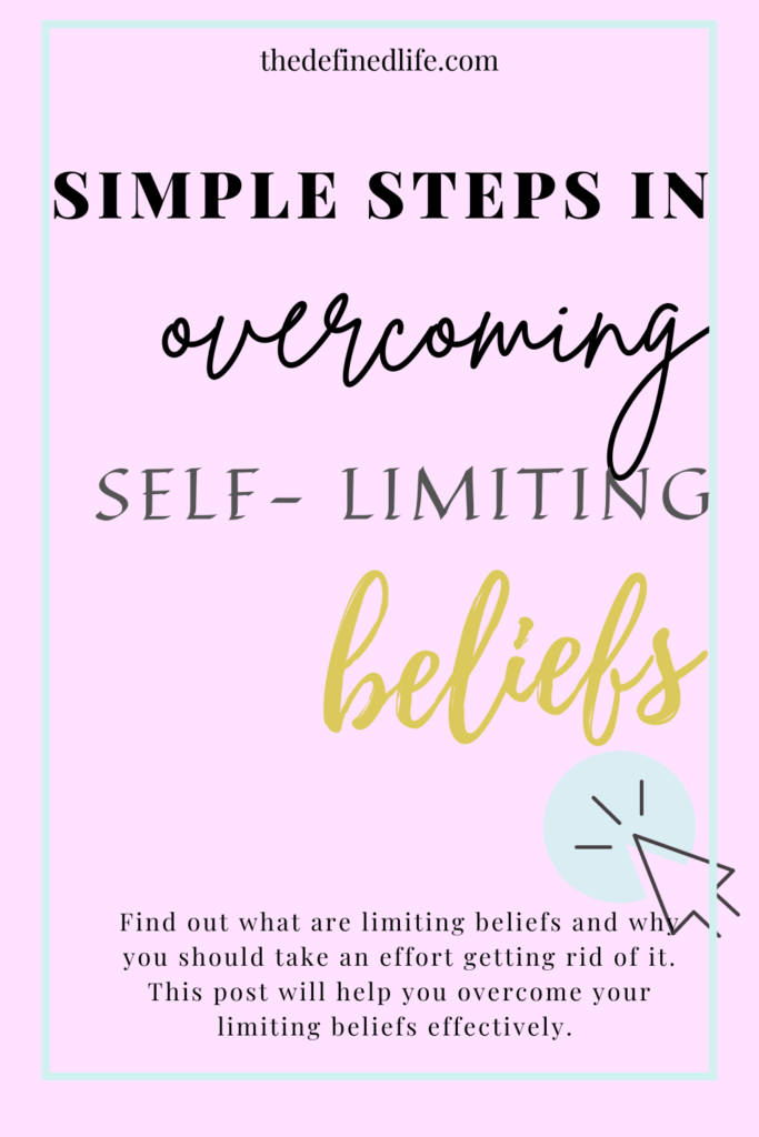 How to let go of limiting beliefs (With free limiting beliefs worksheet ...