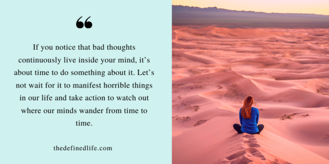 HOW TO GET BAD THOUGHTS OUT OF YOUR HEAD: 6 WAYS TO GET RID OF NEGATIVE THOUGHTS