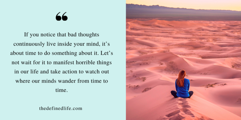 HOW TO REMOVE NEGATIVE THOUGHTS