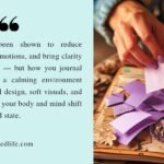 Journaling for Calm with the Lavender Dreams Printable Junk Journal Kit Journaling for calm