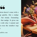 Journaling for motivation