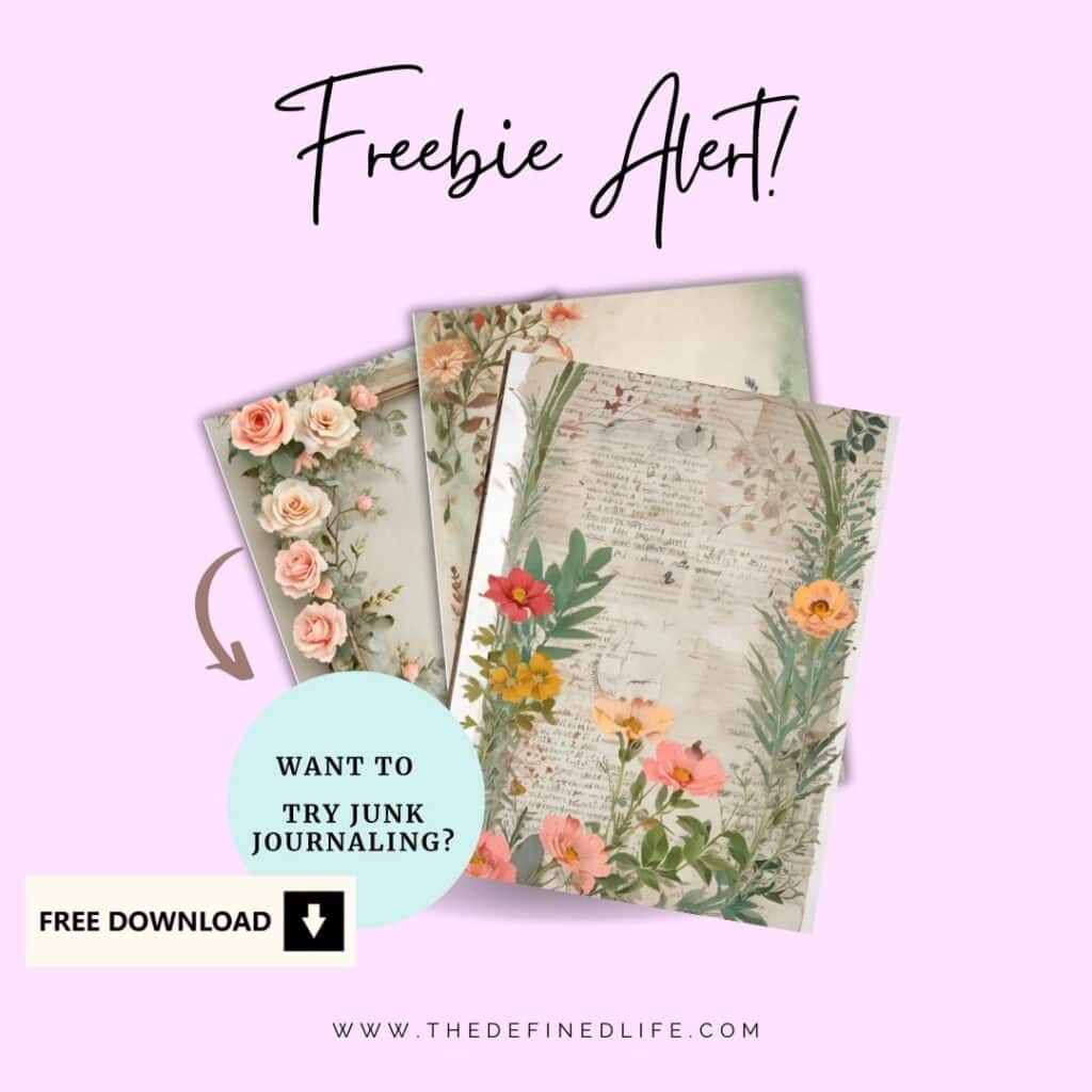 Free junk journal printables