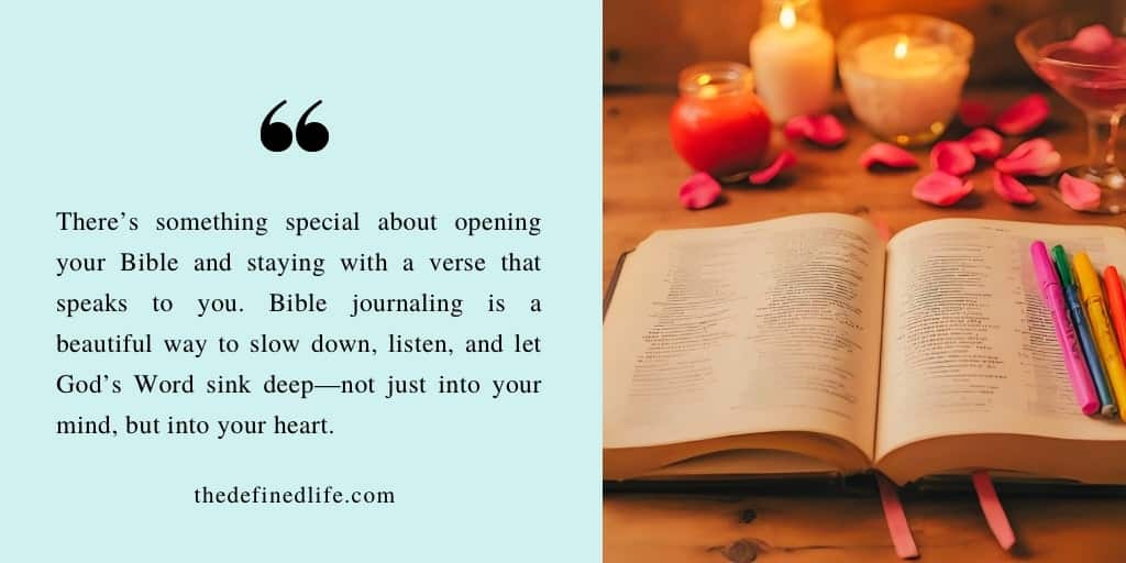 Bible journaling