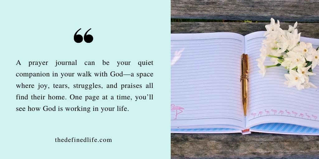 Prayer Journal: Deepen Your Faith Through Writing 1 Prayer Journal
