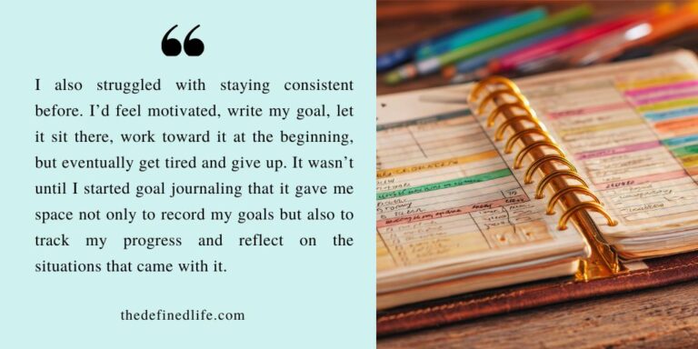 goal journaling
