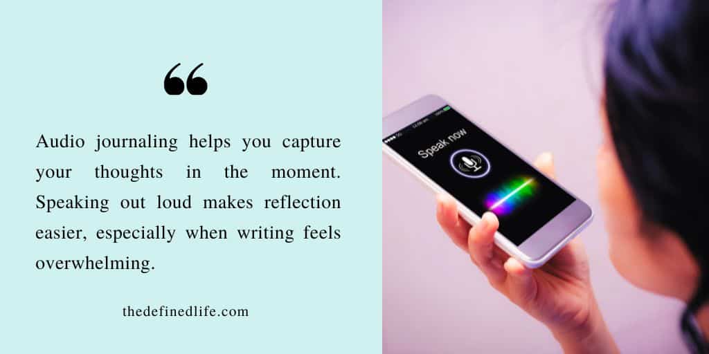 audio journaling