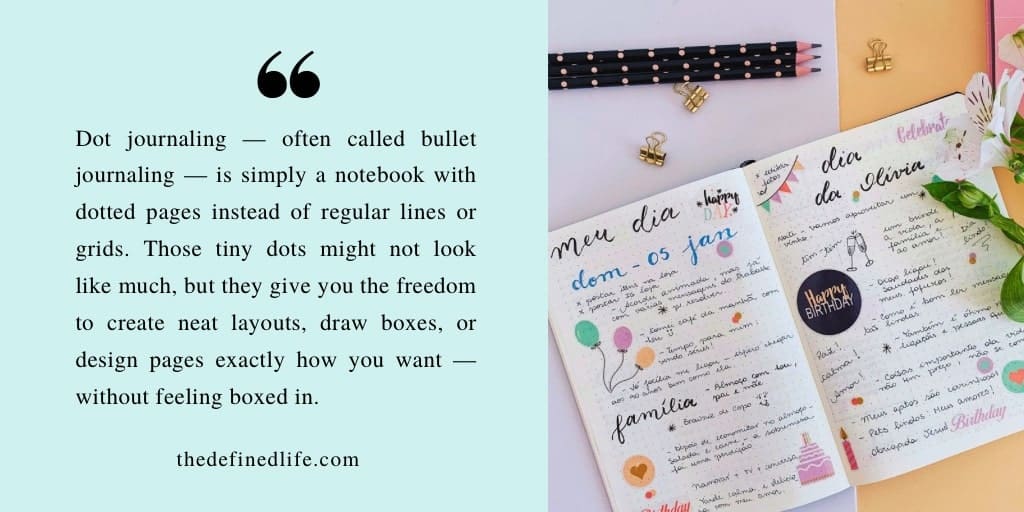 10 Dot Journaling Ideas for Beginners 1 Dot Journaling