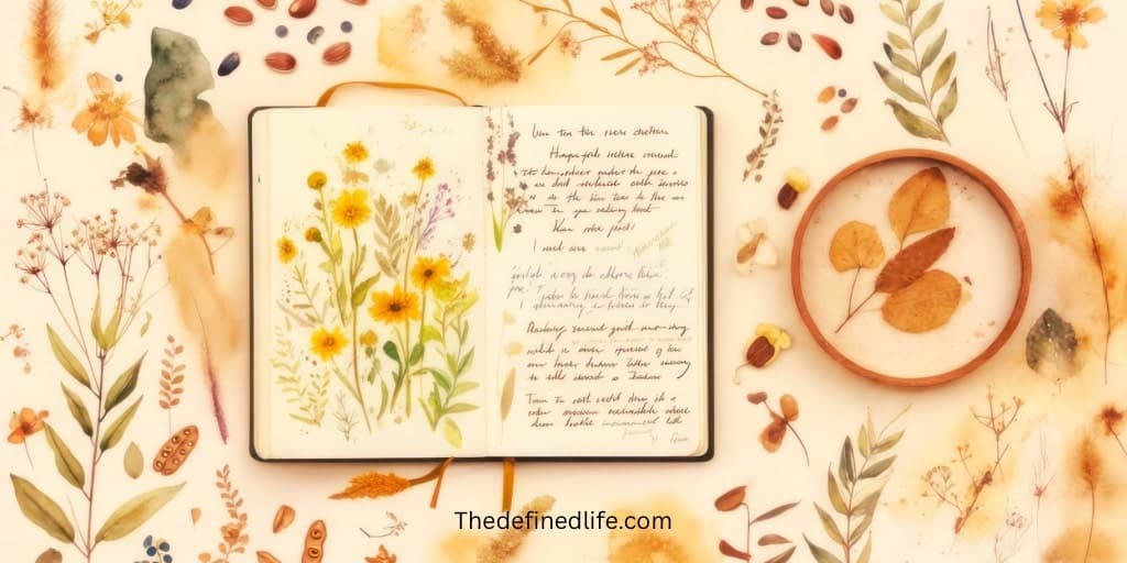Nature journaling prompts