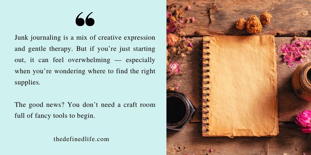 Junk journal supplies
