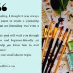 Art Journaling Prompts for Creative Pages and New Inspiration Art journaling ideas