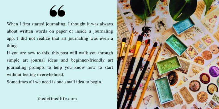 Art journaling ideas