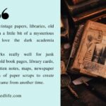 Dark Academia Junk Journal Ideas for Book Lovers Who Never Grew Out of It 1 (6)