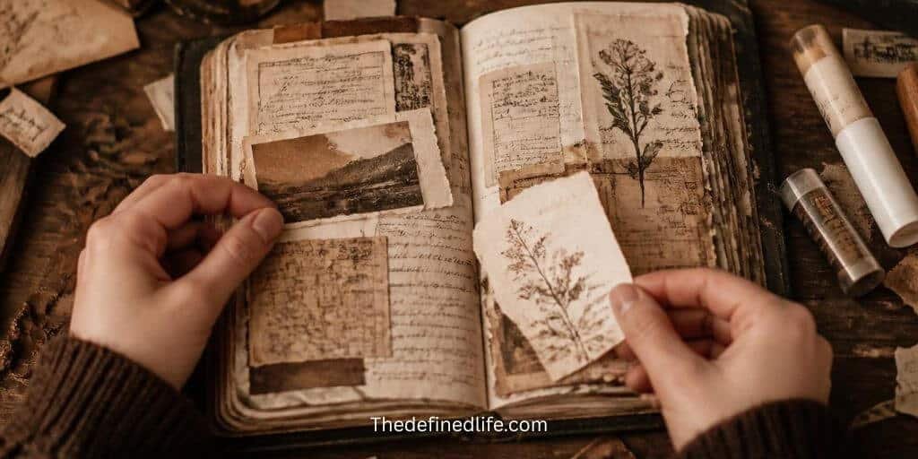 Dark Academia Junk Journal Ideas for Book Lovers Who Never Grew Out of It 6 dark academia junk journaling